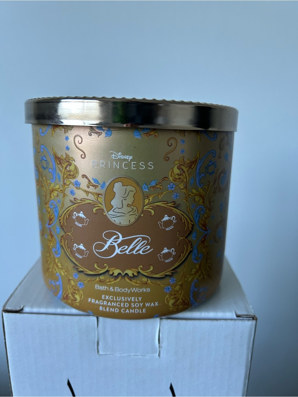 Bath and Body Works Disney Collection Belle 3 wick candle